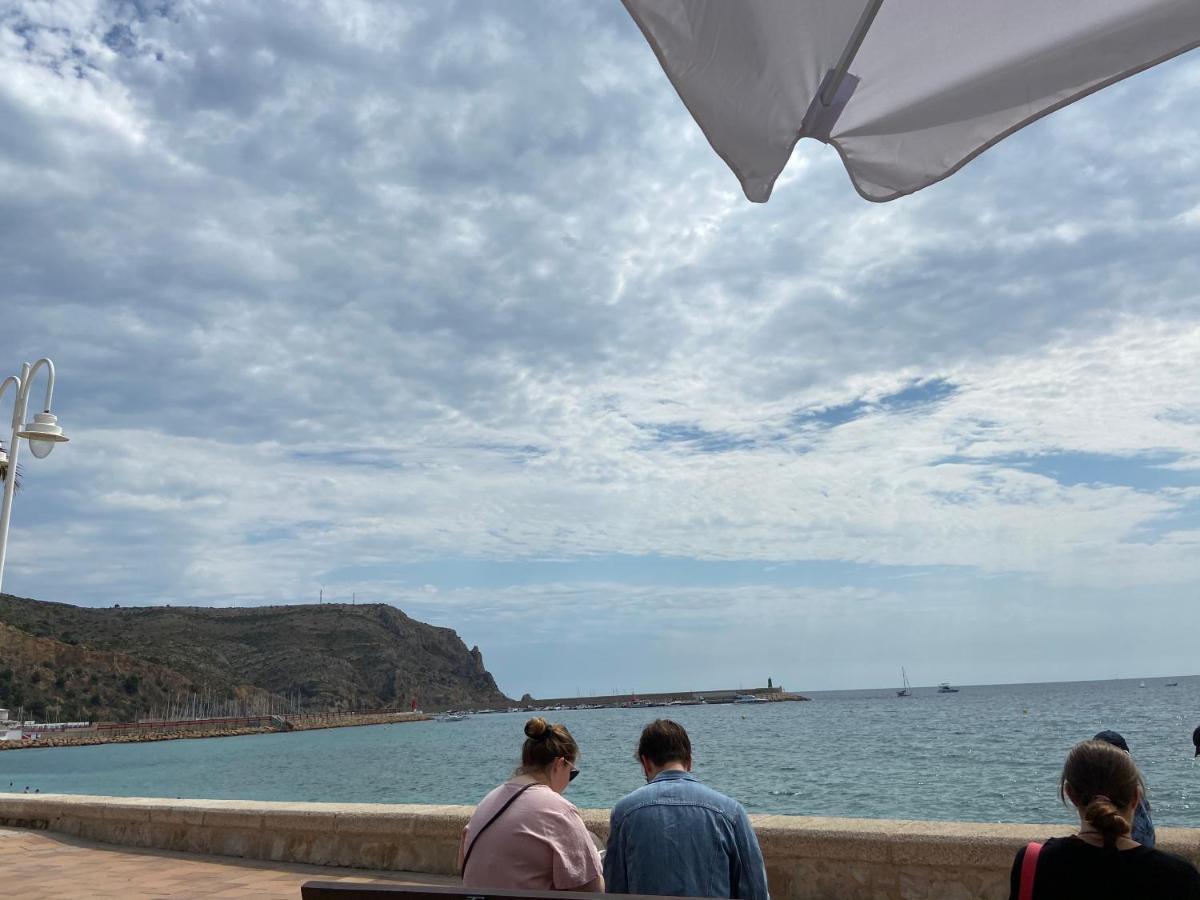 Javea Au Port Vue Mer Devant La Plage Grand Appartement Terrasse Clim Et Wifi Esterno foto